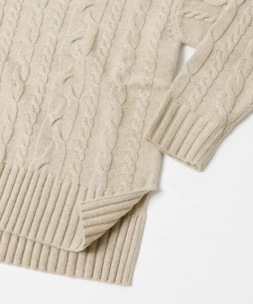 セール】ハミルトンウールアラン柄プルオ-バー（ニット/セーター