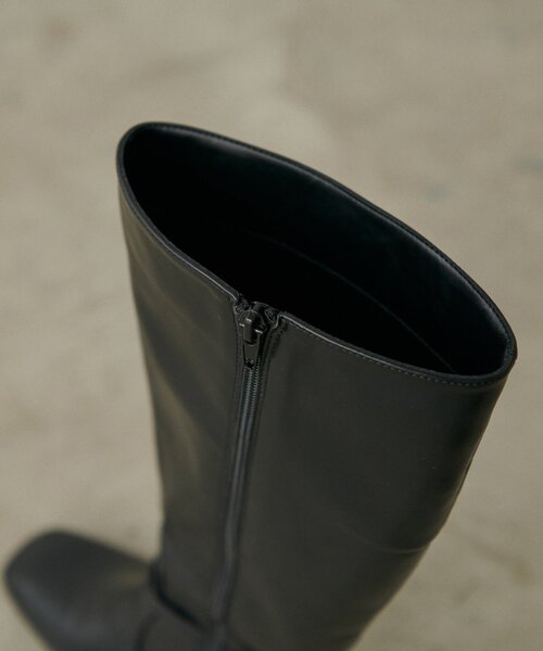 natural couture（ナチュラルクチュール）の「ベルトデザインロングブーツ（ブーツ・レディース・ブラウン/ブラック・MEDIUM/LARGE）」の12枚目の写真