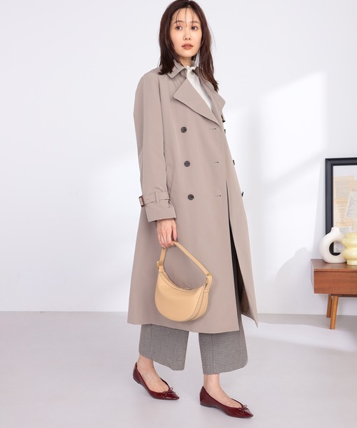 GALLORIA(ギャローリア)の「ライナー付きトレンチコート(トレンチコート・レディース・ベージュ/ネイビー・S/M/L/LL)」の3枚目の写真