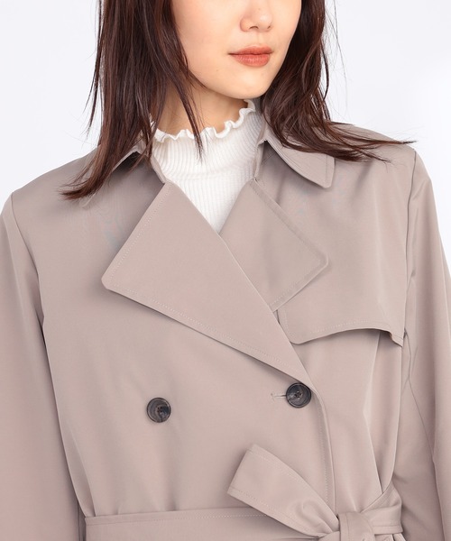 GALLORIA(ギャローリア)の「ライナー付きトレンチコート(トレンチコート・レディース・ベージュ/ネイビー・S/M/L/LL)」の4枚目の写真