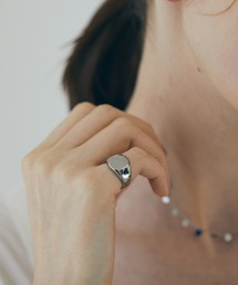 ENOUGH（イナフ）の「【RES】【enough】 プレーンカレッジリング（リング）」