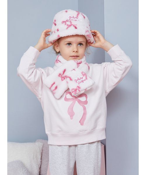 【gelato pique】ジェラートピケ♡オンライン限定 ダブル ピンク gelato pique (ジェラート ピケ)」ピンクトーンで表現した様々な素材の