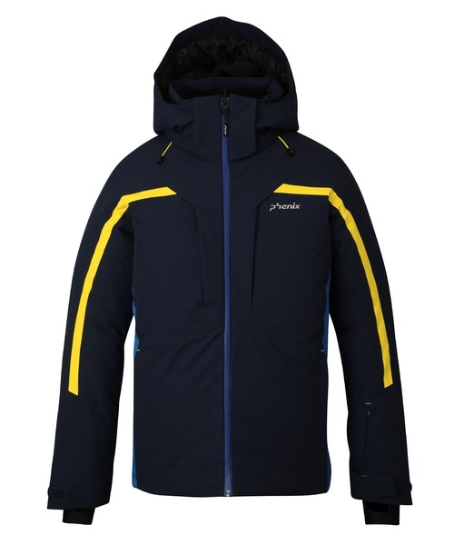 phenix(フェニックス)の「phenix(フェニックス)Accent Lined Jacket アクセント ラインデザイン スキージャケット(保温性/耐水性)(その他アウター・メンズ・ネイビー/ブルー/ブラック・M/L/XL)」の1枚目の写真