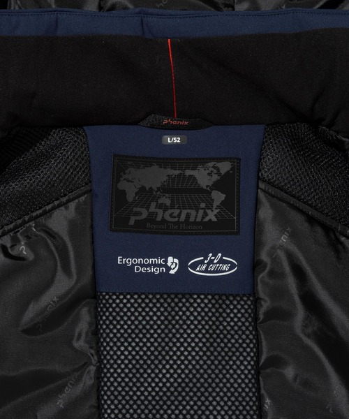 phenix(フェニックス)の「phenix(フェニックス)Accent Lined Jacket アクセント ラインデザイン スキージャケット(保温性/耐水性)(その他アウター・メンズ・ネイビー/ブルー/ブラック・M/L/XL)」の14枚目の写真