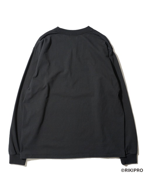 TETE HOMME(テットオム)の「【ゆる~い長州さん】カラオケ刺繍ロンT(Tシャツ/カットソー・メンズ・ブラック/ホワイト・MEDIUM/LARGE)」の6枚目の写真
