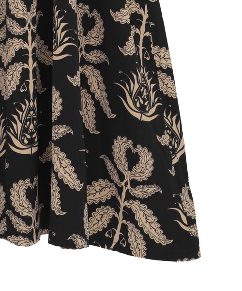 ESCAR（エスカー）の「■ESCAR ボタニカルptフリルエプロンワンピース（ワンピース・レディース・ブラウン/ブラック・FREE）」の18枚目の写真