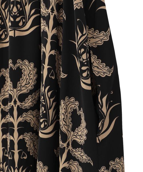 ESCAR（エスカー）の「■ESCAR ボタニカルptフリルエプロンワンピース（ワンピース・レディース・ブラウン/ブラック・FREE）」の19枚目の写真