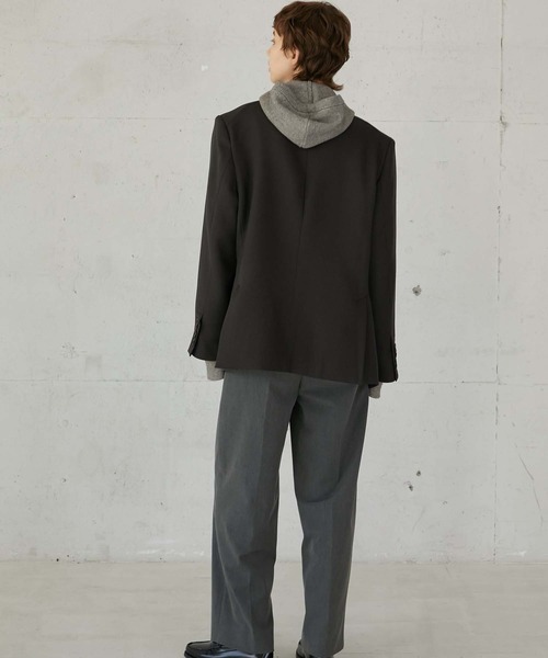 LA PEAU DE GEM（ラポドゥジェム）の「【LA PEAU DE GEM】check single breasted jacket/チェックシングルブレステッドジャケット（テーラードジャケット・レディース・ベージュ/ブラック・FREE）」の11枚目の写真