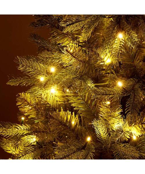 セール】LED140球付き クリスマスツリー 120cm イエローグリーン