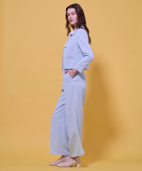 TOCCA（トッカ）の「FROST MIST TWEED パンツ（その他パンツ・レディース・ライラック系5/スカイブルー系5・4/2/0）」の20枚目の写真