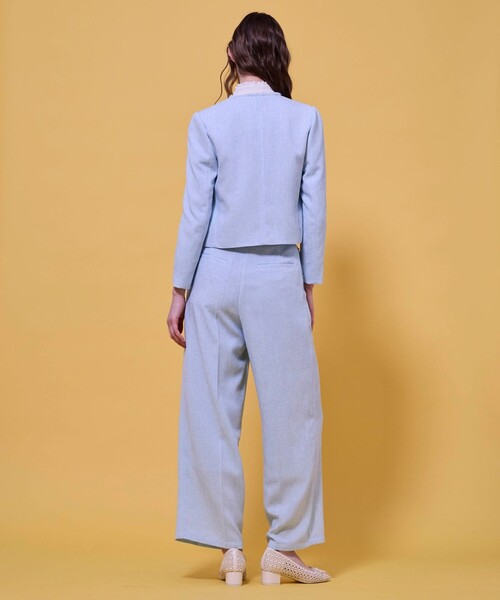 TOCCA（トッカ）の「FROST MIST TWEED パンツ（その他パンツ・レディース・ライラック系5/スカイブルー系5・4/2/0）」の21枚目の写真