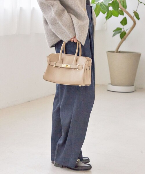 SHIPS別注】MILOS: 金具付き ベルト トート S（トートバッグ）｜MILOS