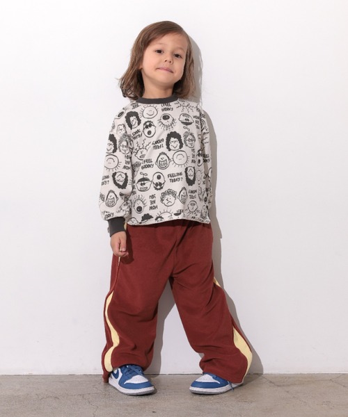 Ocean&Ground（オーシャン&グラウンド）の「ｿｳｶﾞﾗﾗｳﾝﾄﾞﾛﾝT（Tシャツ/カットソー・キッズ・ピンク/グリーン/ブラック/エメラルド/マスタード/アイボリー・100/80/140/110/90/130/120）」の21枚目の写真