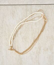 YECCA VECCA | パールチェーンショートネックレス(ネックレス)