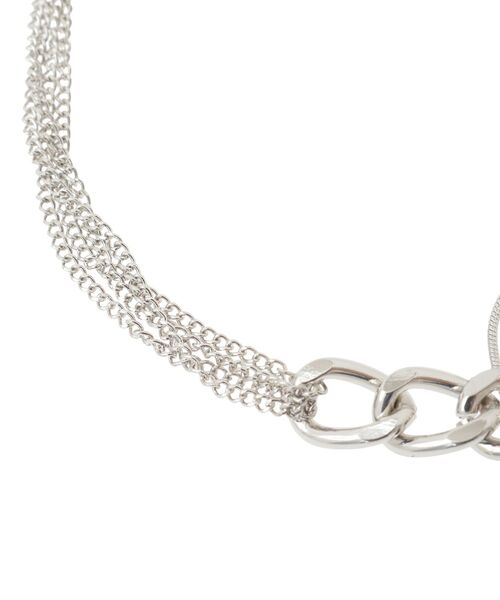 YECCA VECCA（イェッカヴェッカ）の「パールチェーンショートネックレス（ネックレス・レディース・シルバー/ゴールド・FREE）」の8枚目の写真