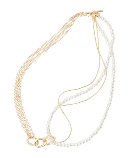 YECCA VECCA（イェッカヴェッカ）の「パールチェーンショートネックレス（ネックレス・レディース・シルバー/ゴールド・FREE）」の12枚目の写真