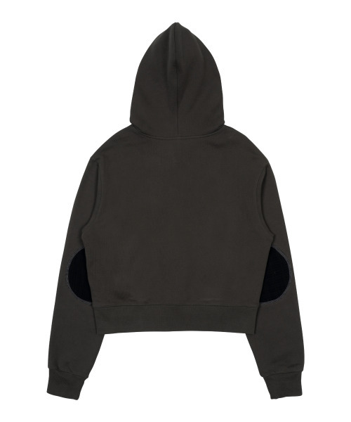 THECOLDESTMOMENT（ザコールデストモーメント）の「TCM vintage button hooded zip-up (charcoal)（パーカー・レディース・その他・SMALL/MEDIUM）」の3枚目の写真