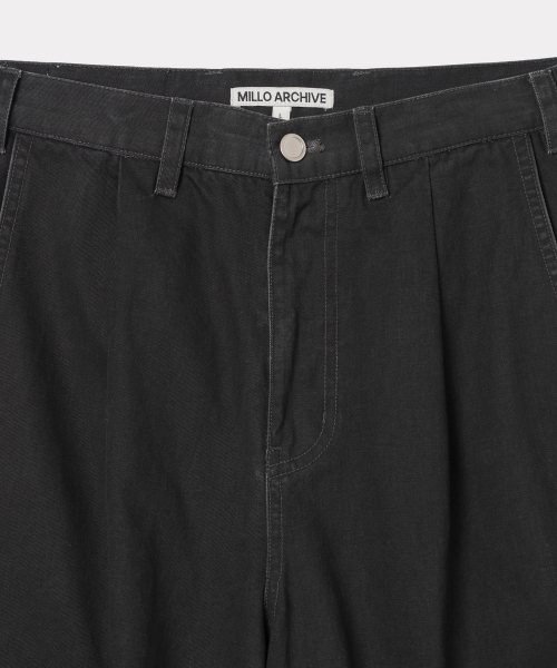 Millo Archive（ミロ アーカイブ）の「ワイドカーゴパンツ[ブラック]（その他パンツ・メンズ・その他・MEDIUM/LARGE/X-LARGE）」の2枚目の写真