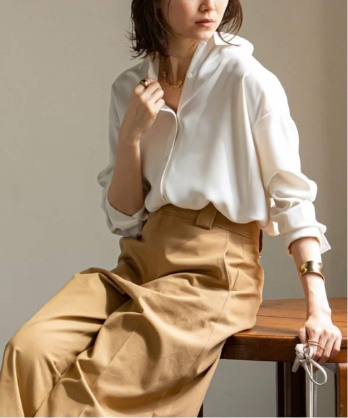 追加》シーズンカラープレーンシャツ14（シャツ/ブラウス）｜NOBLE