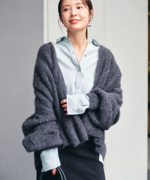 Noble（ノーブル）の「《追加》シーズンカラープレーンシャツ14（シャツ/ブラウス・レディース・サックスブルー/ホワイト・FREE）」の14枚目の写真