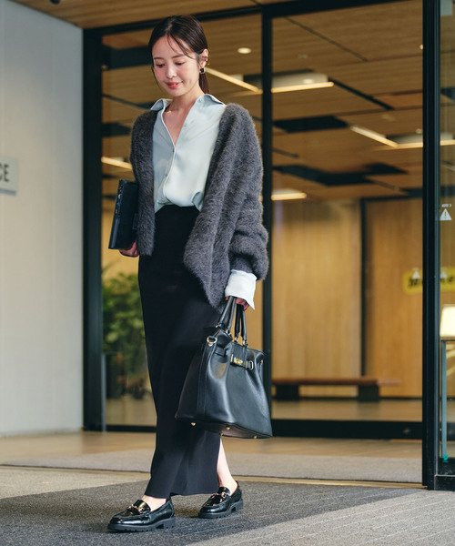 Noble（ノーブル）の「《追加》シーズンカラープレーンシャツ14（シャツ/ブラウス・レディース・サックスブルー/ホワイト・FREE）」の16枚目の写真