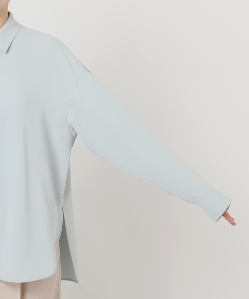 Noble（ノーブル）の「《追加》シーズンカラープレーンシャツ14（シャツ/ブラウス・レディース・サックスブルー/ホワイト・FREE）」の21枚目の写真