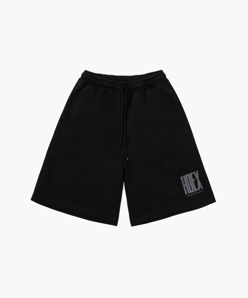 HDEX(エイチデックス)の「クラックプリンテッドスウェットショーツ(ブラック)(その他パンツ・メンズ・ブラック・XX-LARGE/MEDIUM/LARGE/X-LARGE)」の2枚目の写真