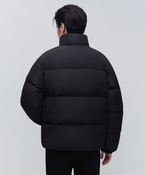 MUSINSA STANDARD（ムシンサスタンダード）の「ダウンプファーショートパディングジャケット[ブラック]（ダウンジャケット/コート・メンズ・その他・SMALL/MEDIUM/LARGE/X-LARGE/XX-LARGE）」の3枚目の写真