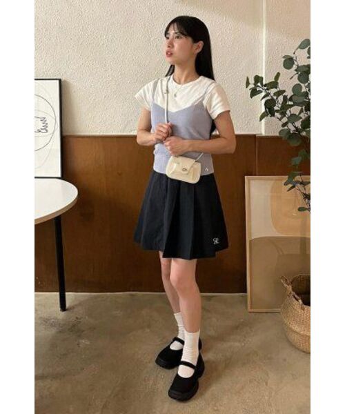 SALT AND CHOCOLATE（ソルトアンドチョコレート）の「SAC ナイロンプリーツスカート ネイビー 4W232Z001（スカート・レディース・その他・SMALL/MEDIUM/X-SMALL）」の2枚目の写真
