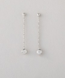 ◆金属アレルギー対応◆◆made in japan◆ラウンド キュービックジルコニアピアス