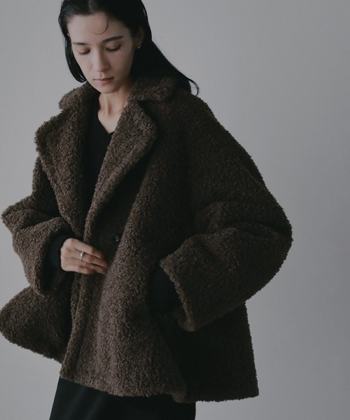 MIDI BOA COAT（その他アウター）｜MANOF（マノフ）のファッション通販