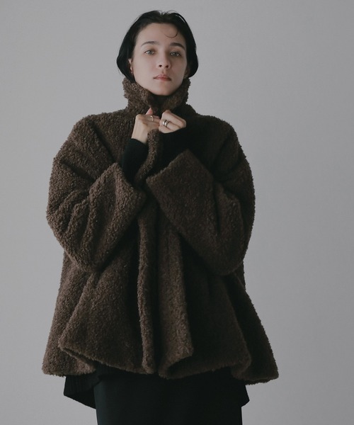 MIDI BOA COAT（その他アウター）｜MANOF（マノフ）のファッション通販