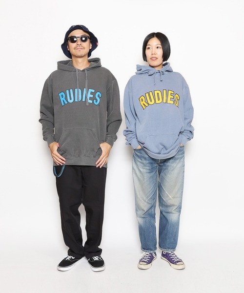 RUDIE'S（ルーディーズ）の「BRINK PHAT HOOD SWEAT（パーカー・メンズ・ブルー/ブラック・M/L/XL）」の14枚目の写真