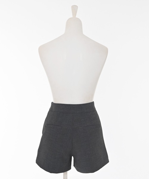Narcissus（ナルシス）の「シンプルショートパンツ（その他パンツ・レディース・グレー/ブラック・FREE）」の3枚目の写真