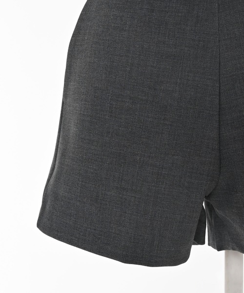 Narcissus（ナルシス）の「シンプルショートパンツ（その他パンツ・レディース・グレー/ブラック・FREE）」の8枚目の写真