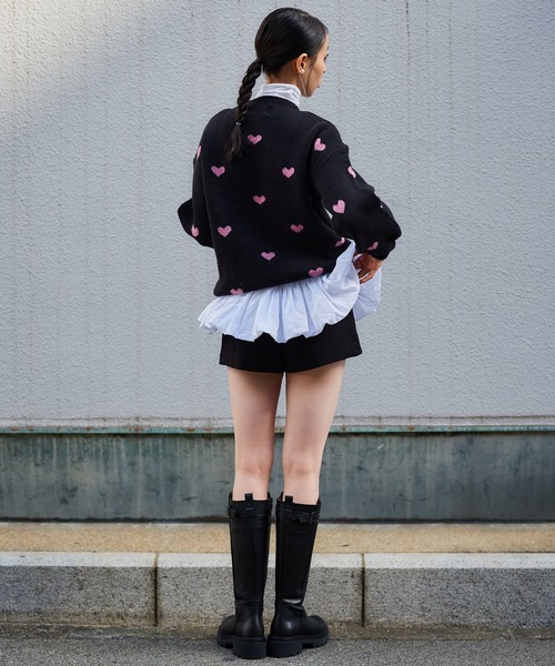 Narcissus(ナルシス)の「シンプルショートパンツ(その他パンツ・レディース・グレー/ブラック・FREE)」の14枚目の写真
