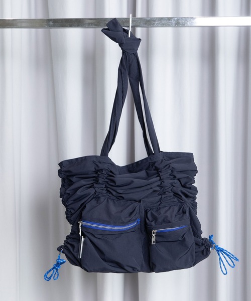 MARECHAL TERRE(マルシャルテル)の「ギャザートートバック(ショルダーバッグ・レディース・ネイビー/グレー/カーキ/ブラック・FREE)」の6枚目の写真