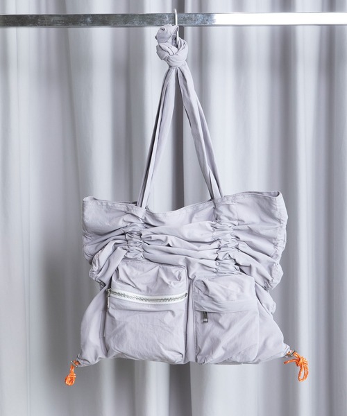 MARECHAL TERRE(マルシャルテル)の「ギャザートートバック(ショルダーバッグ・レディース・ネイビー/グレー/カーキ/ブラック・FREE)」の13枚目の写真