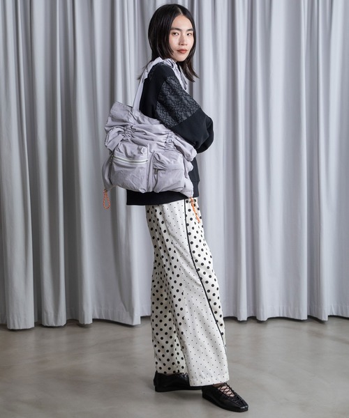 MARECHAL TERRE(マルシャルテル)の「ギャザートートバック(ショルダーバッグ・レディース・ネイビー/グレー/カーキ/ブラック・FREE)」の20枚目の写真