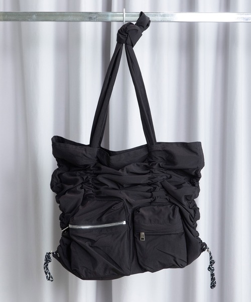 MARECHAL TERRE(マルシャルテル)の「ギャザートートバック(ショルダーバッグ・レディース・ネイビー/グレー/カーキ/ブラック・FREE)」の21枚目の写真