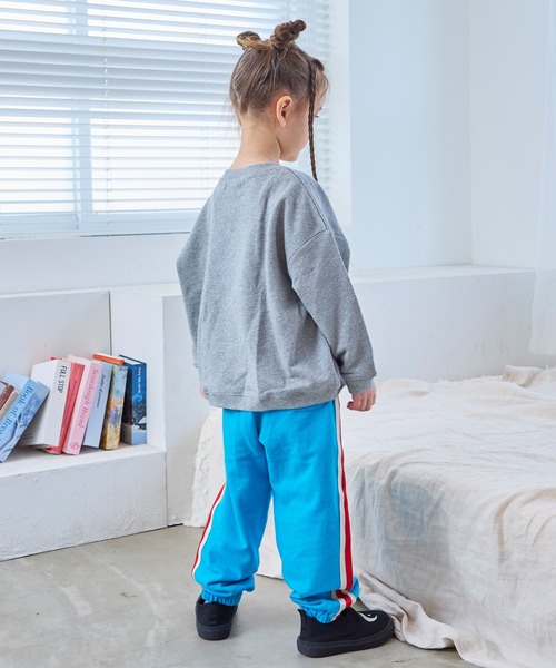 MARKEY'S（マーキーズ）の「サイドラインスウェットパンツ（その他パンツ・キッズ・ブラウン/ライトブルー/杢グレー・150/140/130/120/110/100/95/90/80）」の7枚目の写真