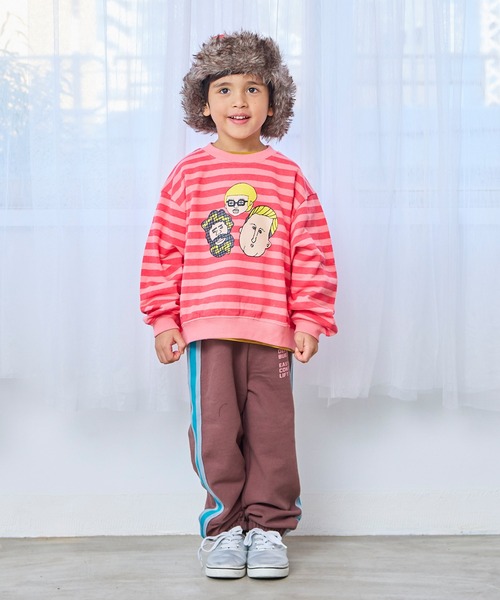 MARKEY'S（マーキーズ）の「サイドラインスウェットパンツ（その他パンツ・キッズ・ブラウン/ライトブルー/杢グレー・150/140/130/120/110/100/95/90/80）」の9枚目の写真