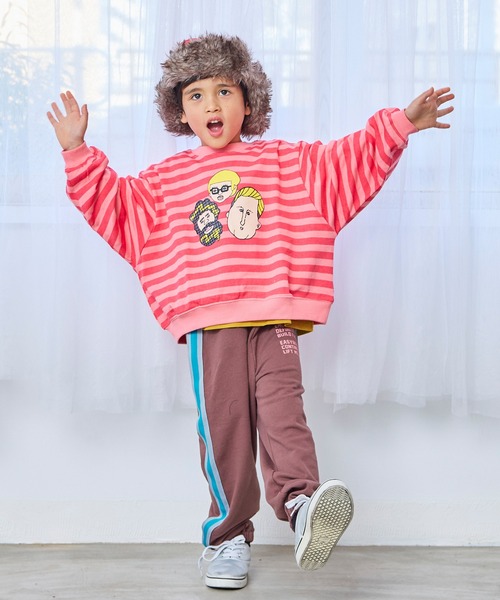 MARKEY'S（マーキーズ）の「サイドラインスウェットパンツ（その他パンツ・キッズ・ブラウン/ライトブルー/杢グレー・150/140/130/120/110/100/95/90/80）」の11枚目の写真