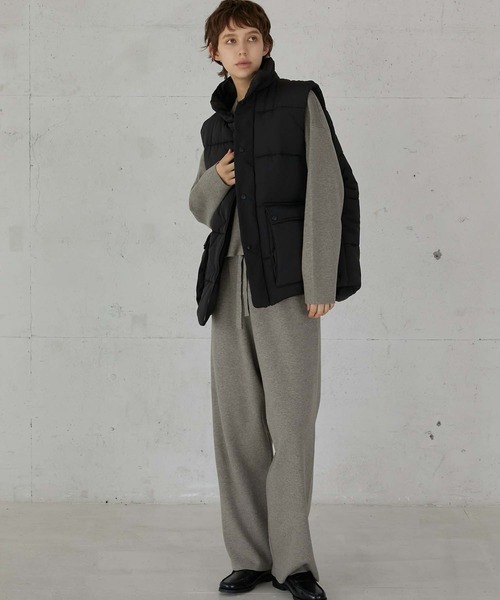 LA PEAU DE GEM（ラポドゥジェム）の「【LA PEAU DE GEM】c/n antipilling knit/アンチピリングニット（ニット/セーター・レディース・ブラウン/ブラック/グレイッシュベージュ・FREE）」の19枚目の写真