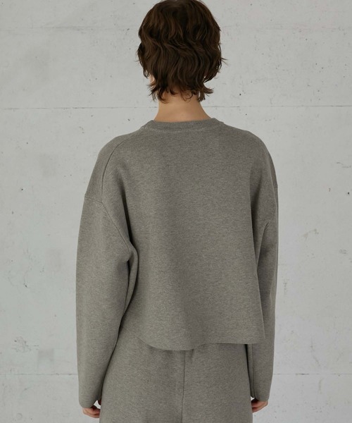 LA PEAU DE GEM（ラポドゥジェム）の「【LA PEAU DE GEM】c/n antipilling knit/アンチピリングニット（ニット/セーター・レディース・ブラウン/ブラック/グレイッシュベージュ・FREE）」の14枚目の写真