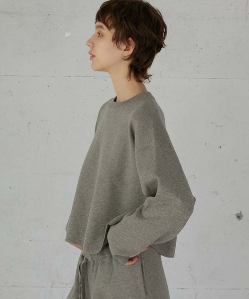 LA PEAU DE GEM（ラポドゥジェム）の「【LA PEAU DE GEM】c/n antipilling knit/アンチピリングニット（ニット/セーター・レディース・ブラウン/ブラック/グレイッシュベージュ・FREE）」の13枚目の写真