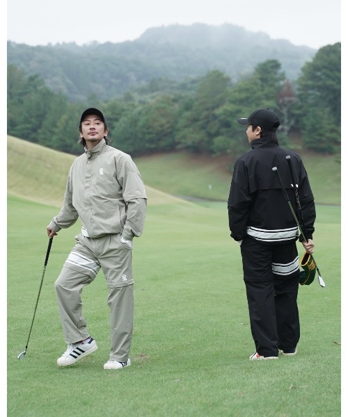#Re:room California Golf Club(リルームカリフォルニアゴルフクラブ)の「2ウェイ ウォータープルーフ ジャケット(その他アウター・メンズ・ブラック/カーキ/ベージュ・SMALL/MEDIUM/LARGE)」の15枚目の写真