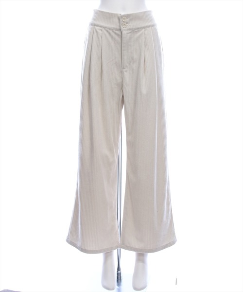 CLEAR BASIC（クリアベーシック）の「コーデュロイストレートパンツ[オフィスカジュアル 着回し抜群 大人]≪AW新作≫（その他パンツ・レディース・アイボリー/ブラウン/キャメル・F/PF）」の17枚目の写真