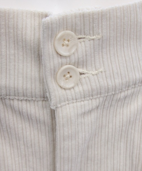 CLEAR BASIC（クリアベーシック）の「コーデュロイストレートパンツ[オフィスカジュアル 着回し抜群 大人]≪AW新作≫（その他パンツ・レディース・アイボリー/ブラウン/キャメル・F/PF）」の4枚目の写真