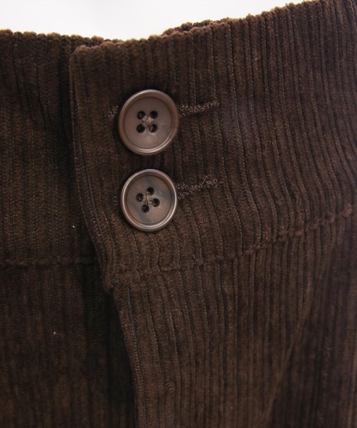 CLEAR BASIC（クリアベーシック）の「コーデュロイストレートパンツ[オフィスカジュアル 着回し抜群 大人]≪AW新作≫（その他パンツ・レディース・アイボリー/ブラウン/キャメル・F/PF）」の5枚目の写真